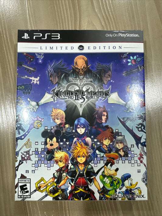 Kingdom Hearts HD 2.5 ReMIX -- Limited Edition (Sony PlayStation 3, 2014) SEALED