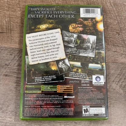 Brothers in Arms: Road to Hill 30 (Microsoft Xbox, 2005) Brand New & Sealed!