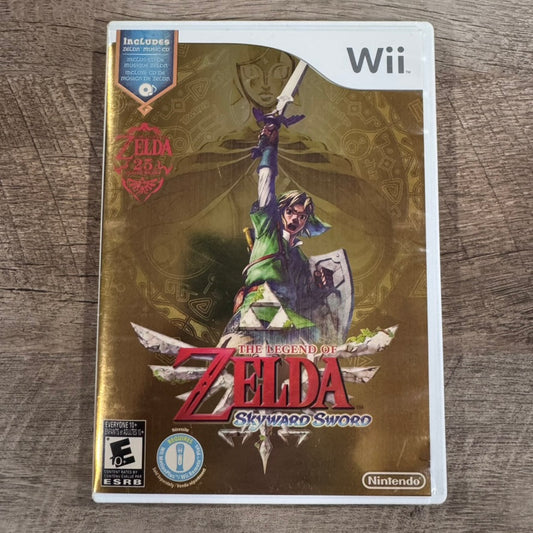 The Legend of Zelda Skyward Sword Nintendo Wii + Soundtrack - Complete CIB