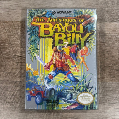 The Adventures of Bayou Billy (Nintendo NES, 1989) CIB & CLEAN SEAL! Beautiful!