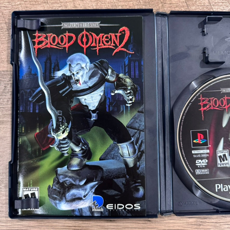 Blood Omen 2 (Sony Playstation 2, PS2) CIB & Very Clean Legacy Of Kain🔥