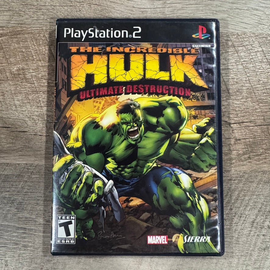 Incredible Hulk: Ultimate Destruction (Sony PlayStation 2, PS2 2005) CIB & NM+