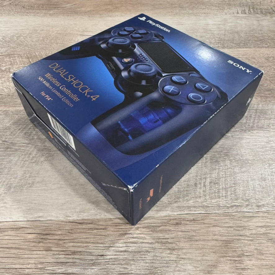 500 Million Limited Edition Sony DualShock 4 Controller CLEAR Dark Blue NEW!