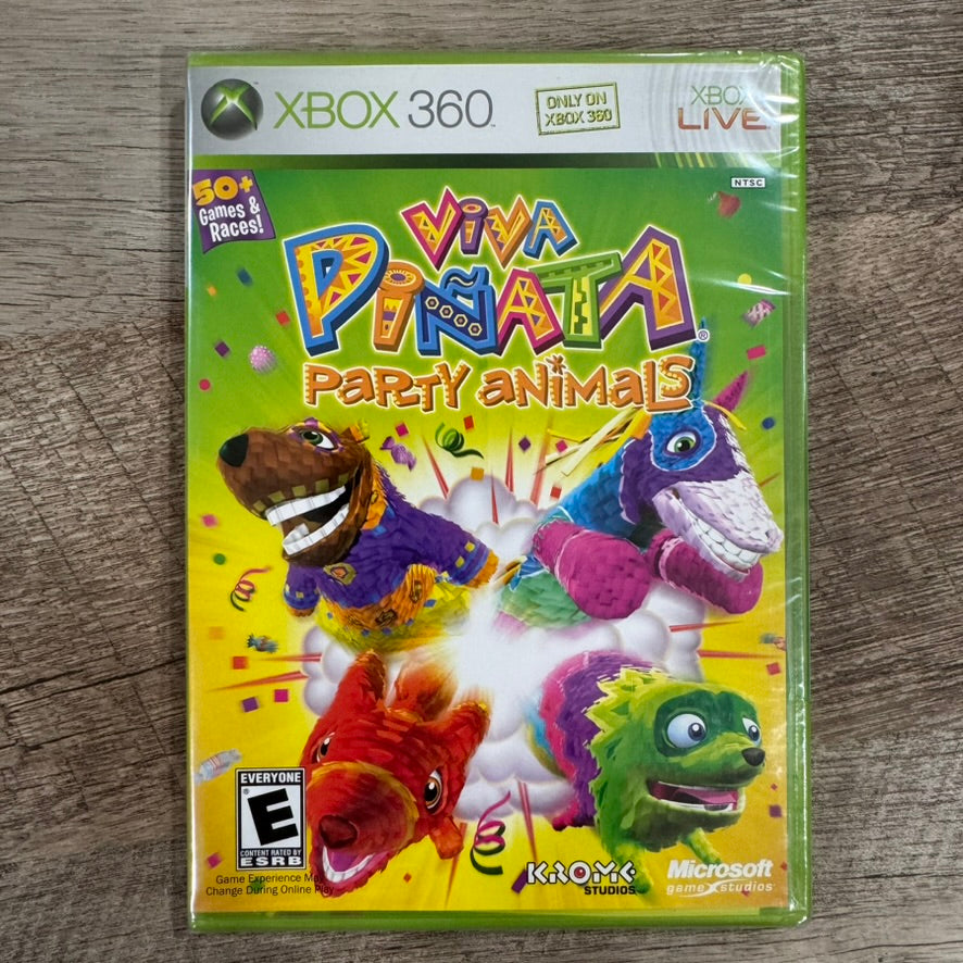 Viva Pinata: Party Animals (Microsoft Xbox 360, 2007) Brand New & Sealed CLEAN!