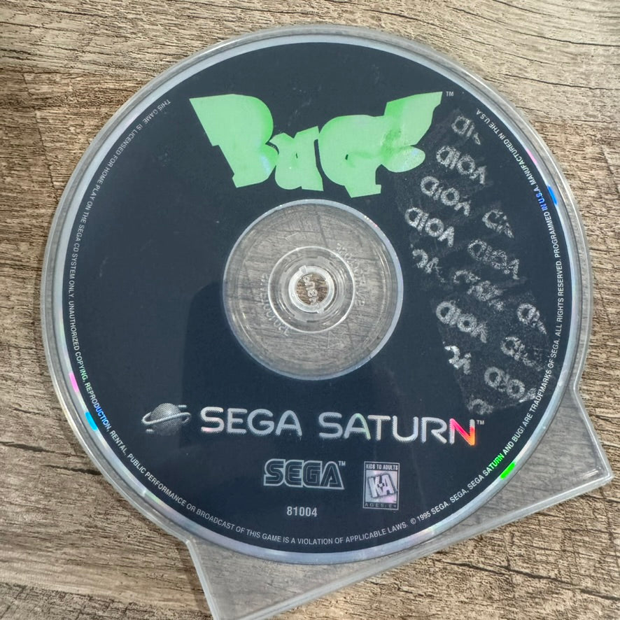 Bug! (Sega Saturn, 1995) CLEAN Disc Only! Tested & Working! 🪲