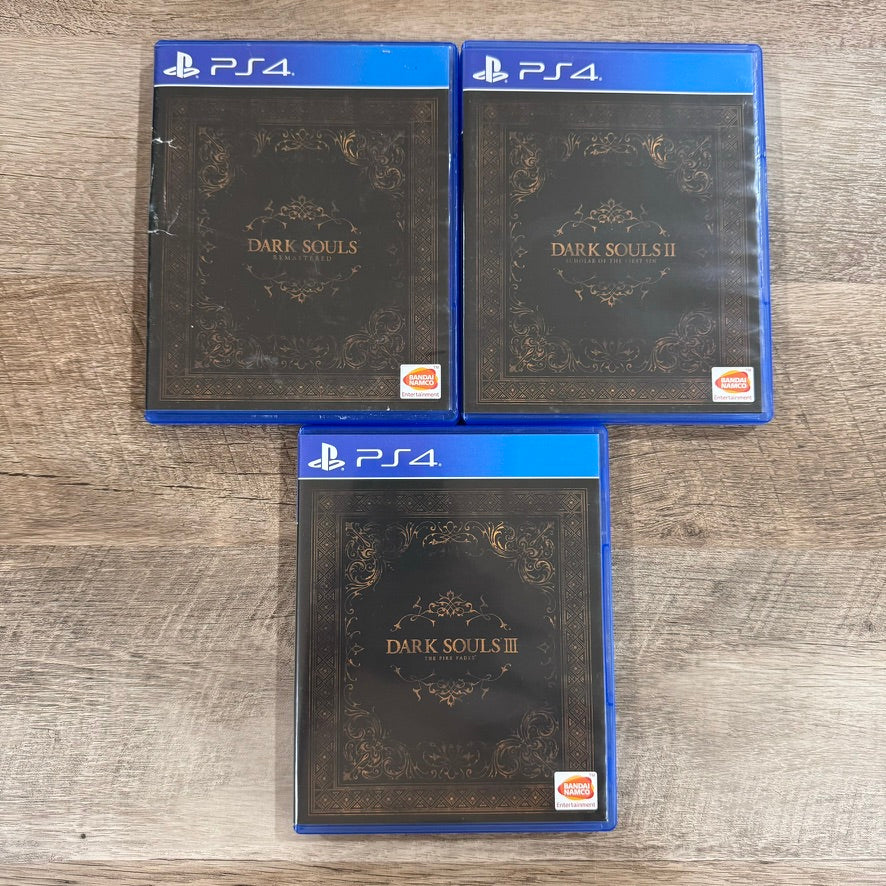 Dark Souls Trilogy (Sony Playstation 4, PS4 PAL 2019) CIB W/ All Games/Cases!