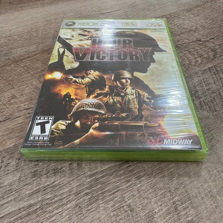 Hour of Victory (Microsoft Xbox 360, 2007) Brand New & SEALED! Amazing 🦭