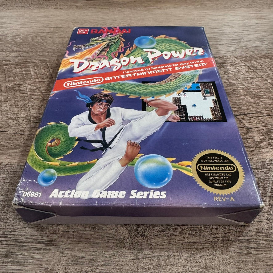 Dragon Power (Nintendo Entertainment System, 1986) CIB & Great Condition!