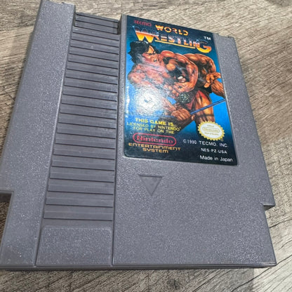 Tecmo World Wrestling (Nintendo NES, 1990) W/ Box Still In Plastic & Minty Cart!