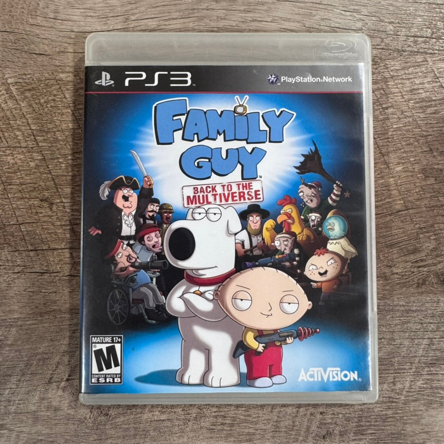 Family Guy: Back to the Multiverse (Sony PlayStation 3, PS3 2012) W/  Mint Disc!