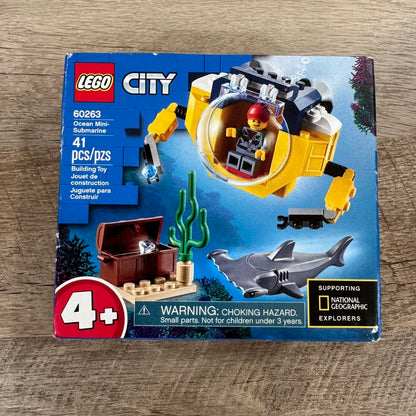 Lego City 60263 Ocean Mini-Submarine w/ Hammerhead Brand New & SEALED IN BOX