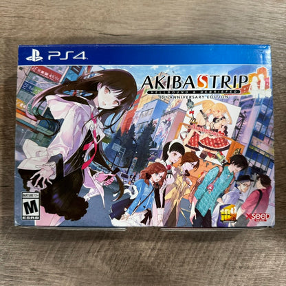 Akiba's Trip Hellbound & Debriefed 10th Anniversary Edition (PS4, 2021) FULL CIB