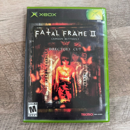 Fatal Frame II Crimson Butterfly Director's Cut (Xbox, 2004) CIB W/ Mint Disc!