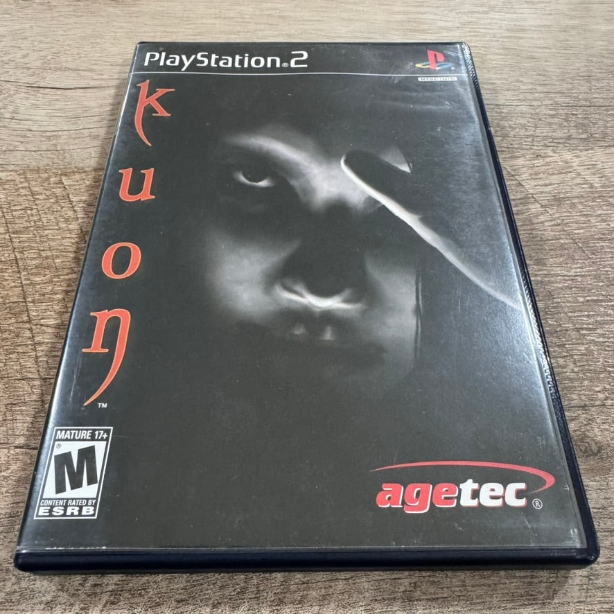 Kuon (Sony PlayStation 2, PS2 2004)🔥NEAR MINT DISC & Clean Art & Case! WOW!🔥