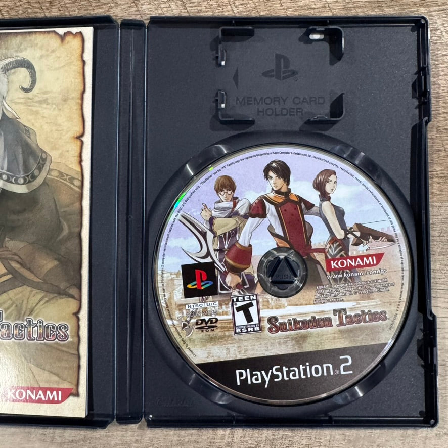 Suikoden Tactics (Sony PlayStation 2, PS2 2005) CIB & CLEAN MINUS SOUNDTRACK