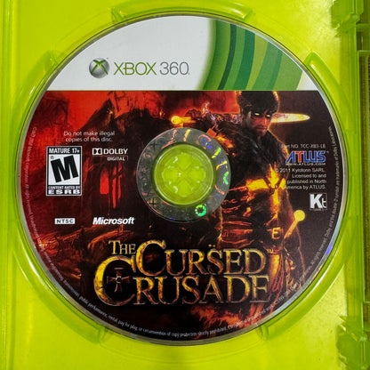 Cursed Crusade (Microsoft Xbox 360, 2011) 🔥CIB, Tested & CLEAN!🔥