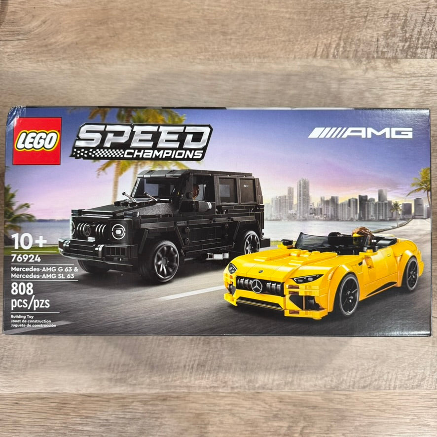 LEGO Speed Champions 76924: Mercedes-AMG G63 & Mercedes-AMG SL63 Set Brand New!