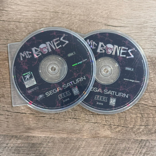 Mr. Bones (Sega Saturn, 1996) CLEAN Loose Discs 1 & 2 Only!