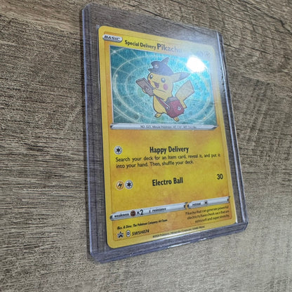 Pokémon TCG Special Delivery Pikachu Sword & Shield SWSH074 PROMO CARD!