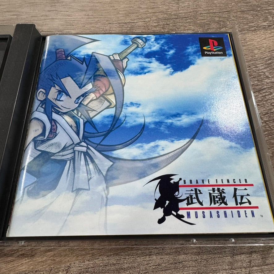 JP Brave Fencer MUSASHIDEN (JP Sony PS1, 1998) CIB W/ Reg Card, Trading Card+