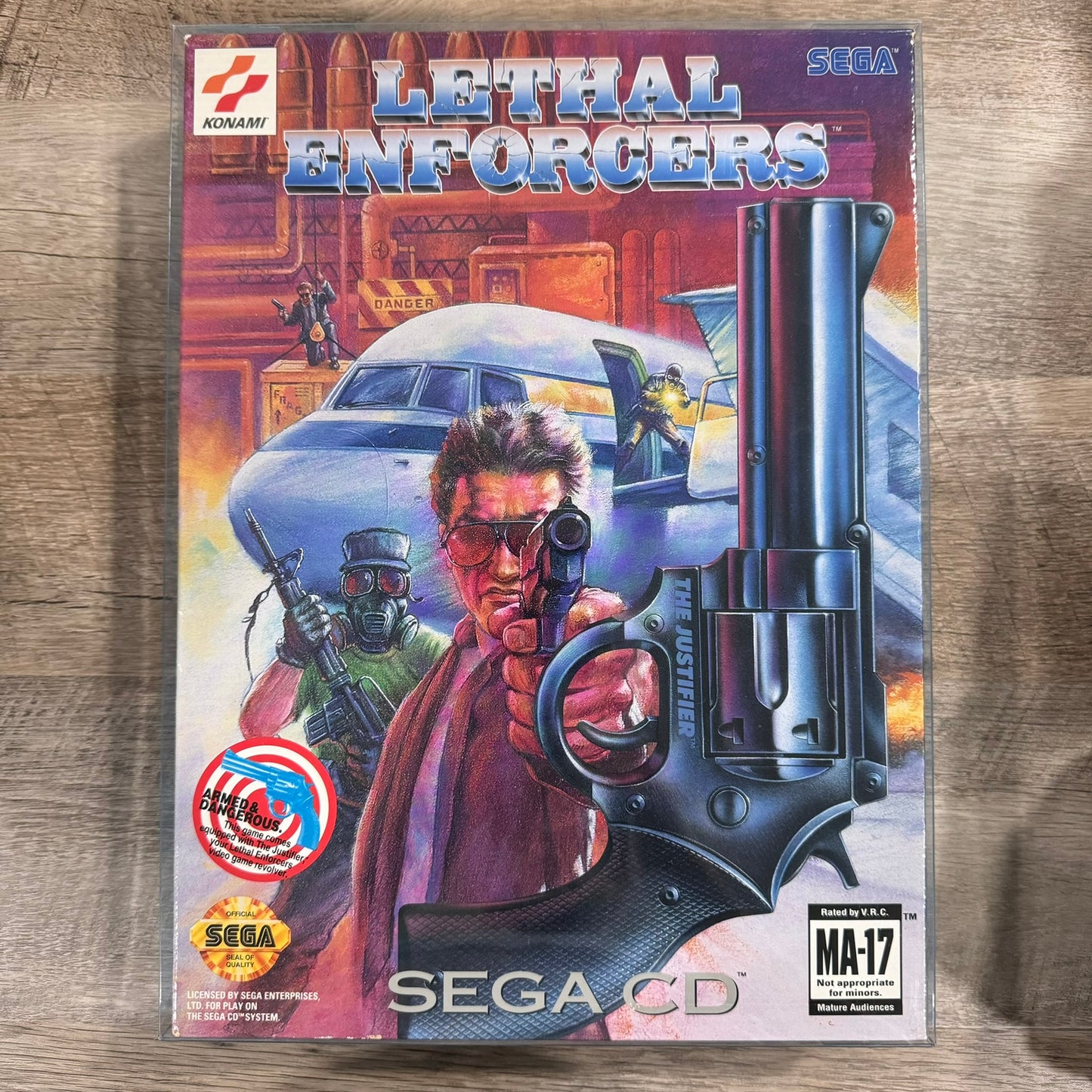 Lethal Enforcers (Sega CD, 1993) CIB & Jawdroppingly CLEAN Mint Gun & MUCH MORE!