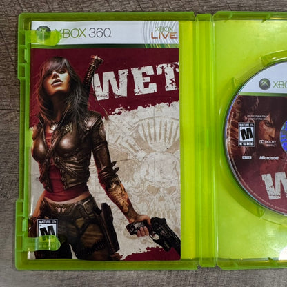 Wet 💧 (Microsoft Xbox 360, 2009) Complete In Box W/ MINTY Manual & Disc!