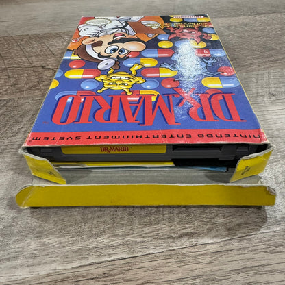 Dr. Mario (Nintendo, NES 1990) CIB W/ Car, Box, Manual & Poster! NICE COPY!