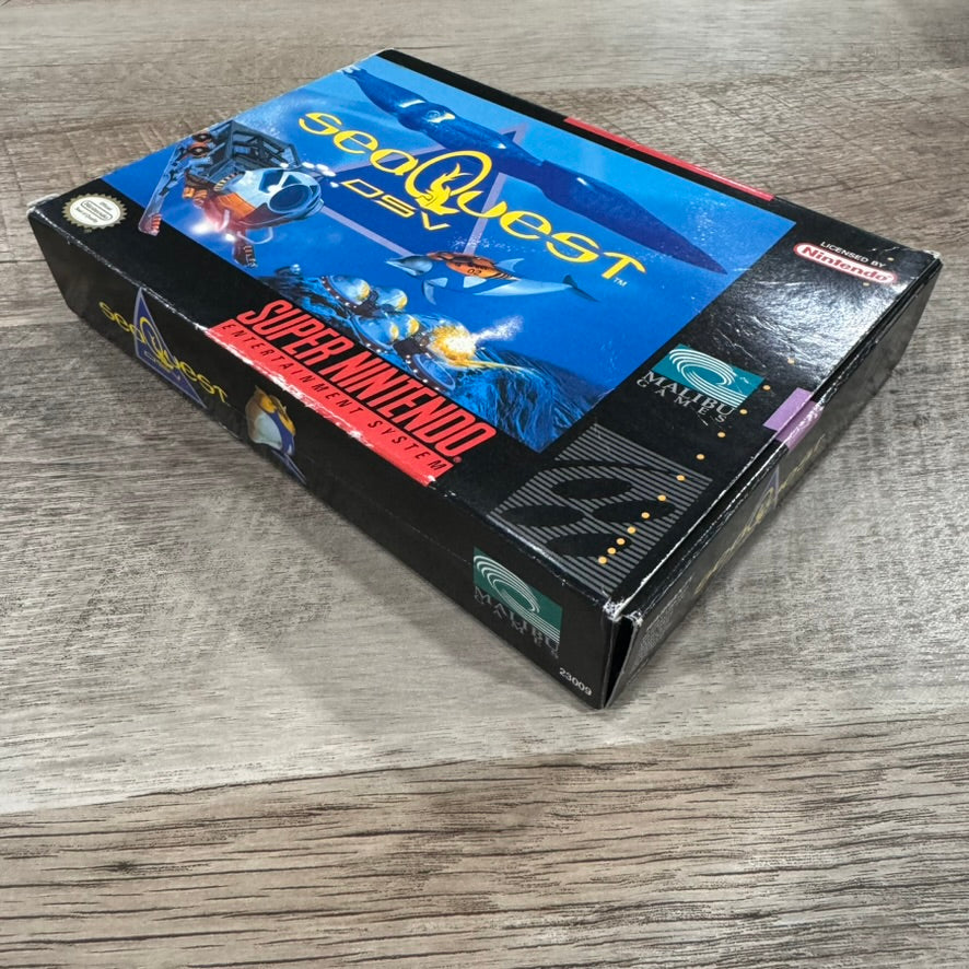 Sea Quest DSV (Super Nintendo, SNES 1994) CIB Clean Copy W/ Some Quirks! Sweet!