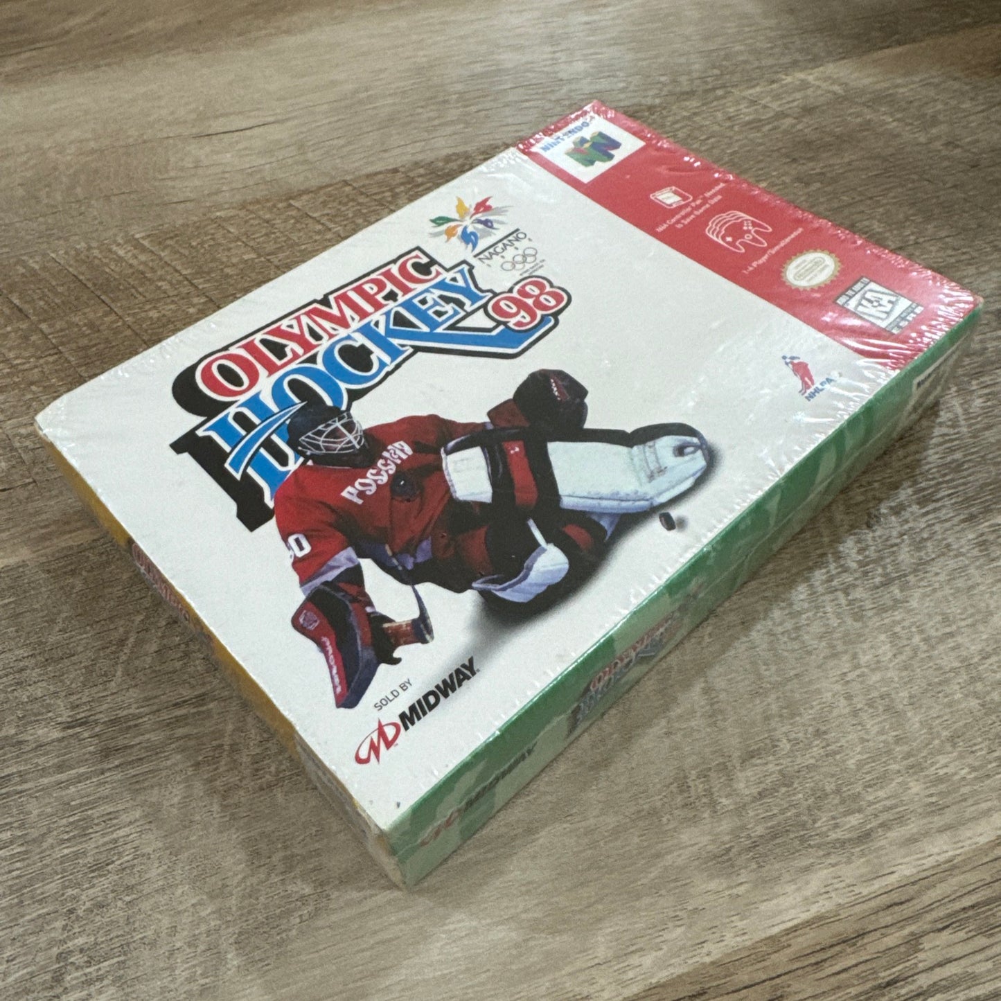 Olympic Hockey 98 (Nintendo 64, N64) Sealed Brand New Copy! Very Clean Seal!