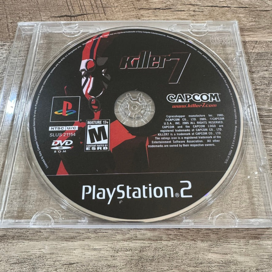 Killer 7 (Sony PlayStation 2, 2005) PS2 Disc Only Tested & Working!