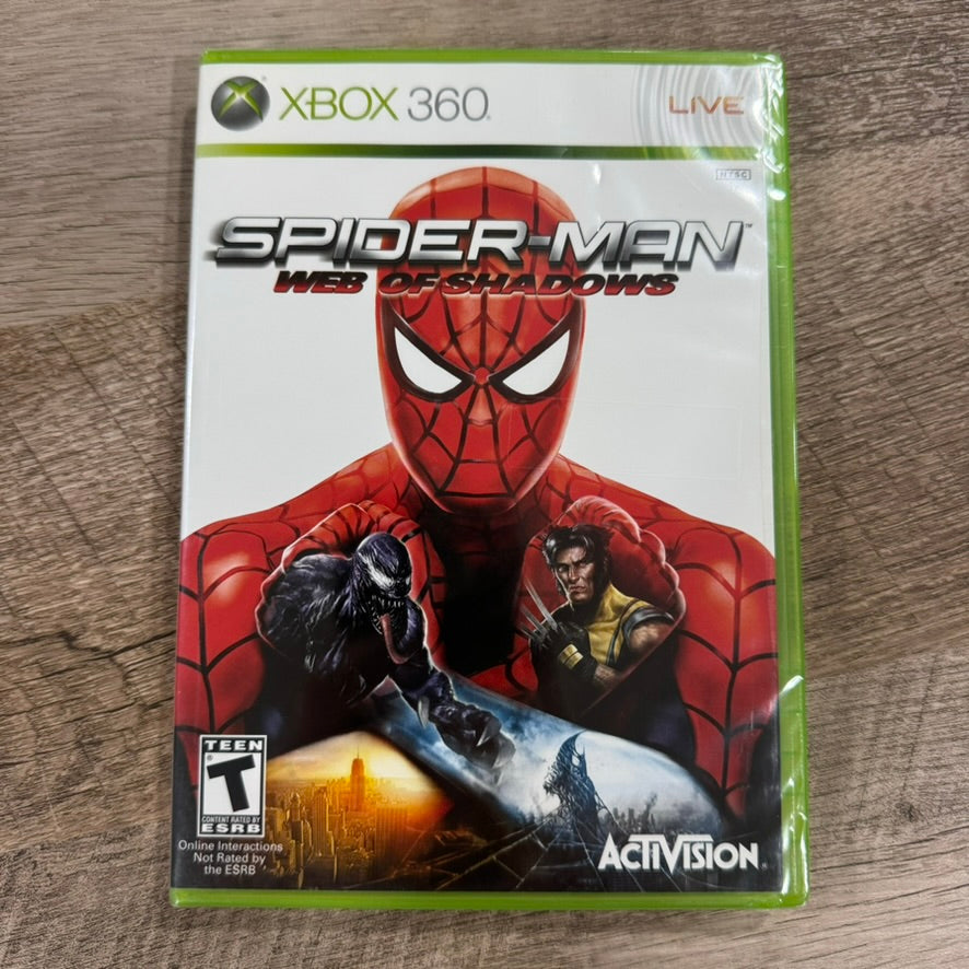 Spider-Man: Web of Shadows (Microsoft Xbox 360, 2008) Brand New & CLEAN Seal!🦭