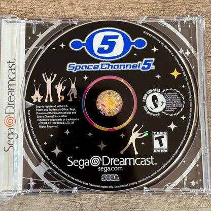 Space Channel 5 (Sega Dreamcast CIB, 2000) W/Lenticular 3D Case Beautiful Copy!