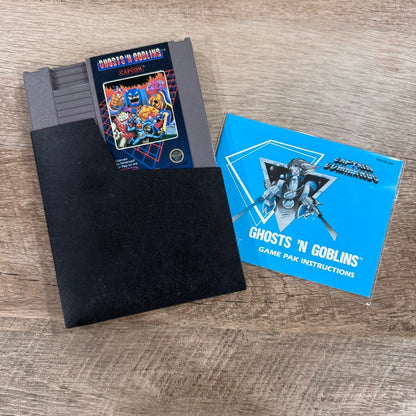 Ghosts And Goblins NES Cib Great Condition See Photos