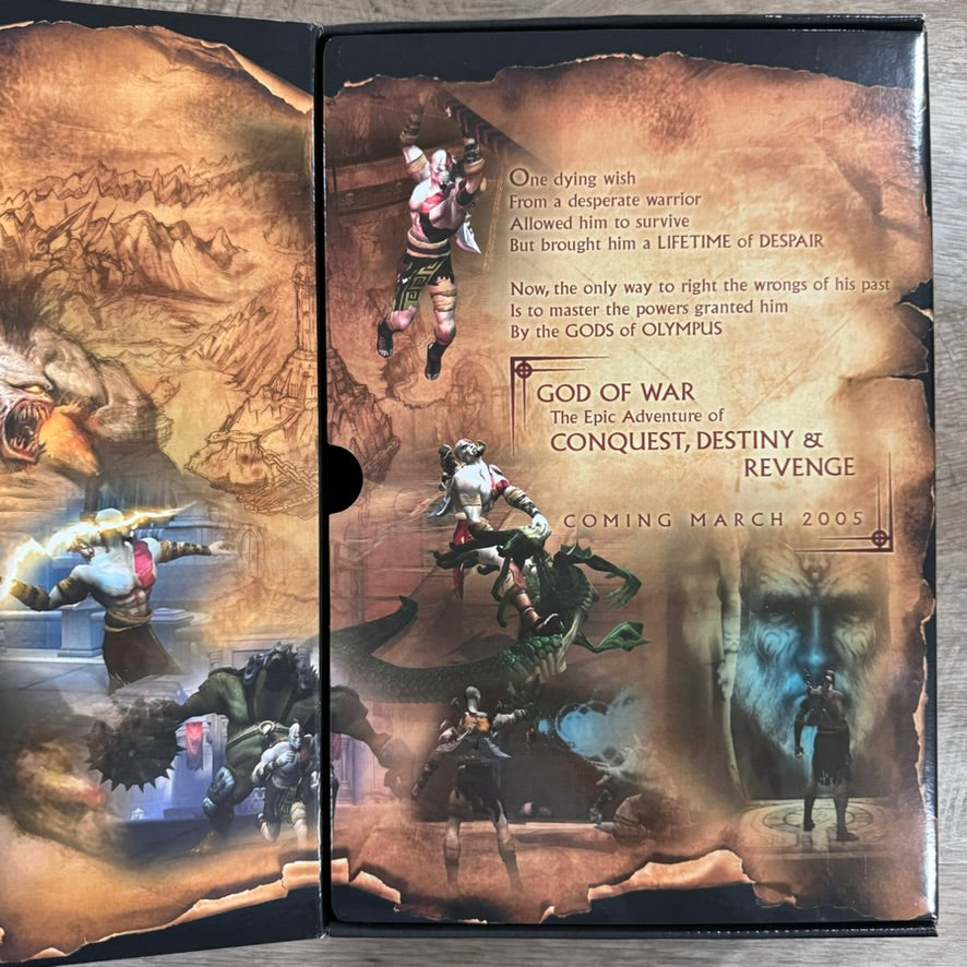 God Of War (Playststion 2, 2005) E3 Press Kit🔥HUGE BOX W/ Game, Guide & MORE!🔥