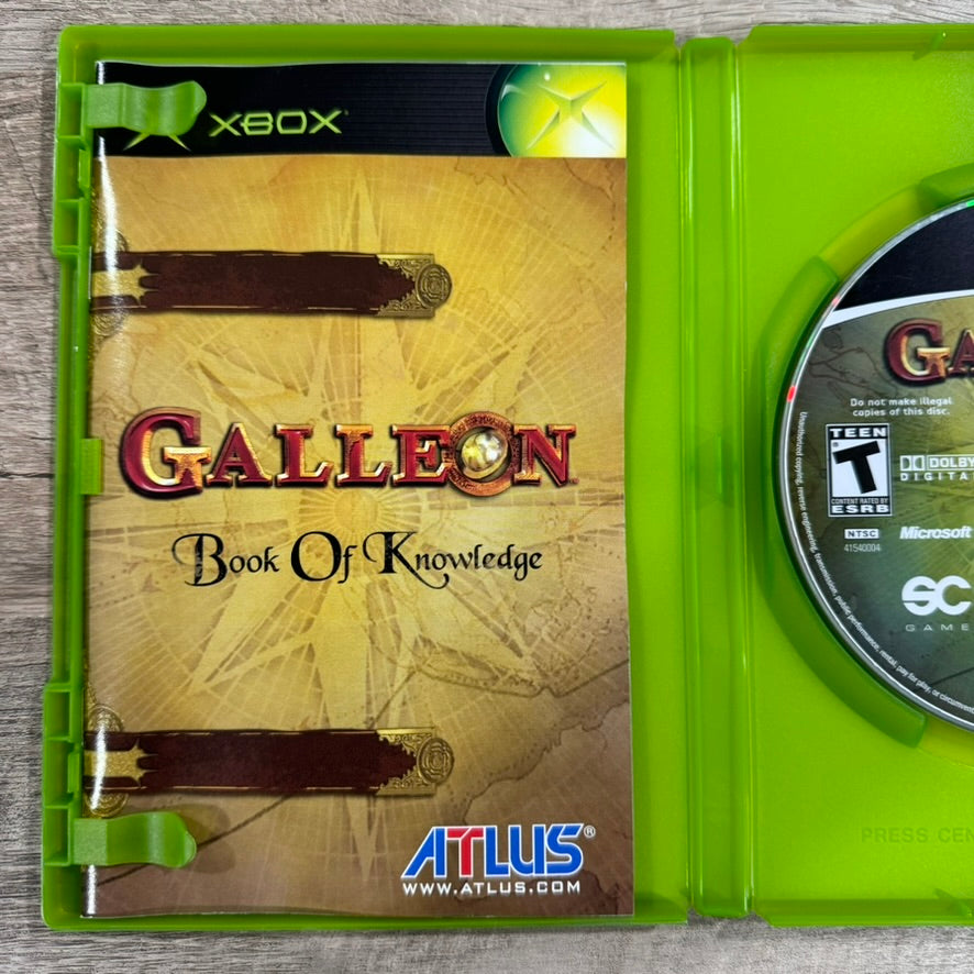 Galleon (Microsoft Xbox, 2004) CIB W/ Manual, Disc & case! Very Good Condition!