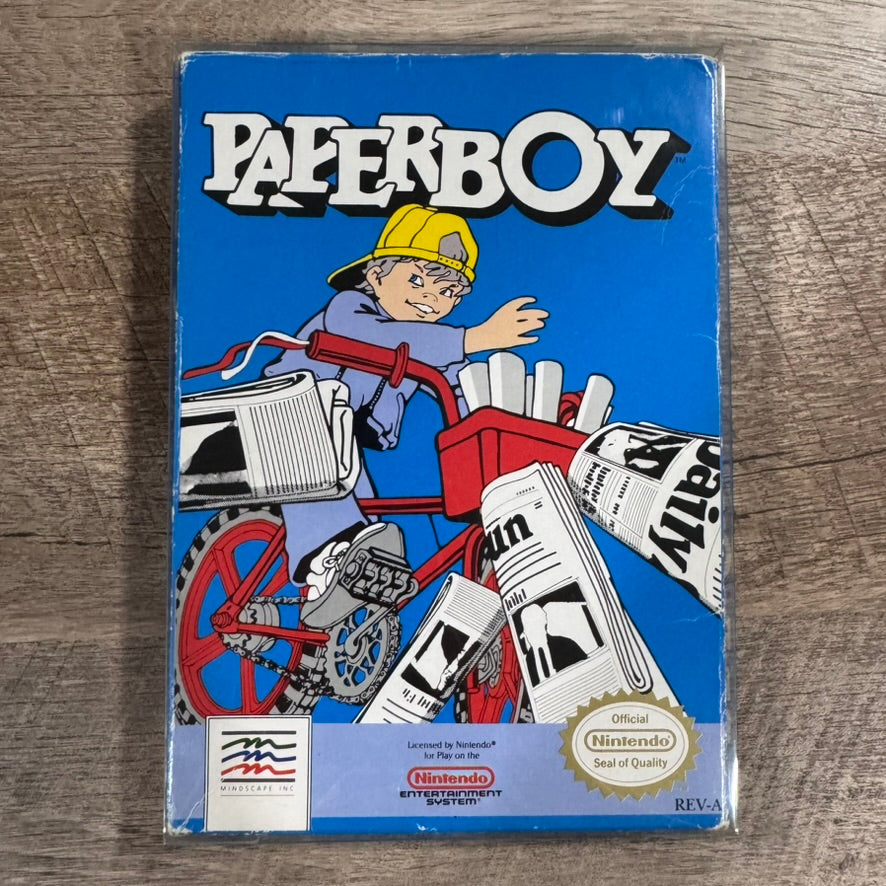 Paperboy (Nintendo Entertainment System, NES 1988) CIB W/ CLEAN Cart & Manual!