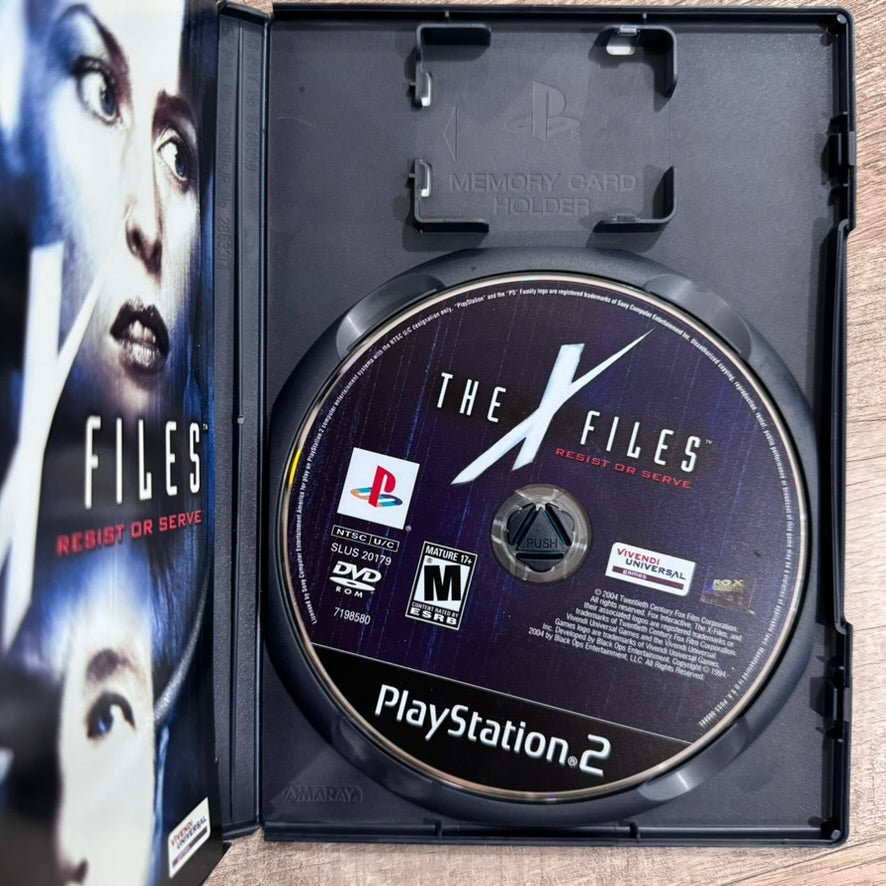 X-Files: Resist or Serve (Sony PlayStation 2, PS2 2004) CIB Clean Copy! 📸