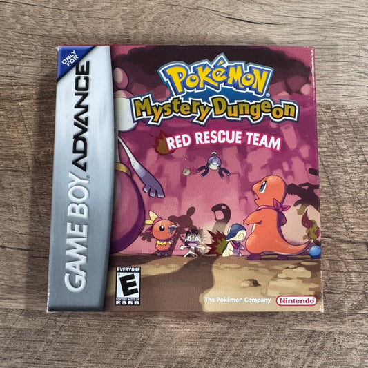 Pokemon Mystery Dungeon: Red Rescue Team (Game Boy Advance) CLEAN CART & BOX!