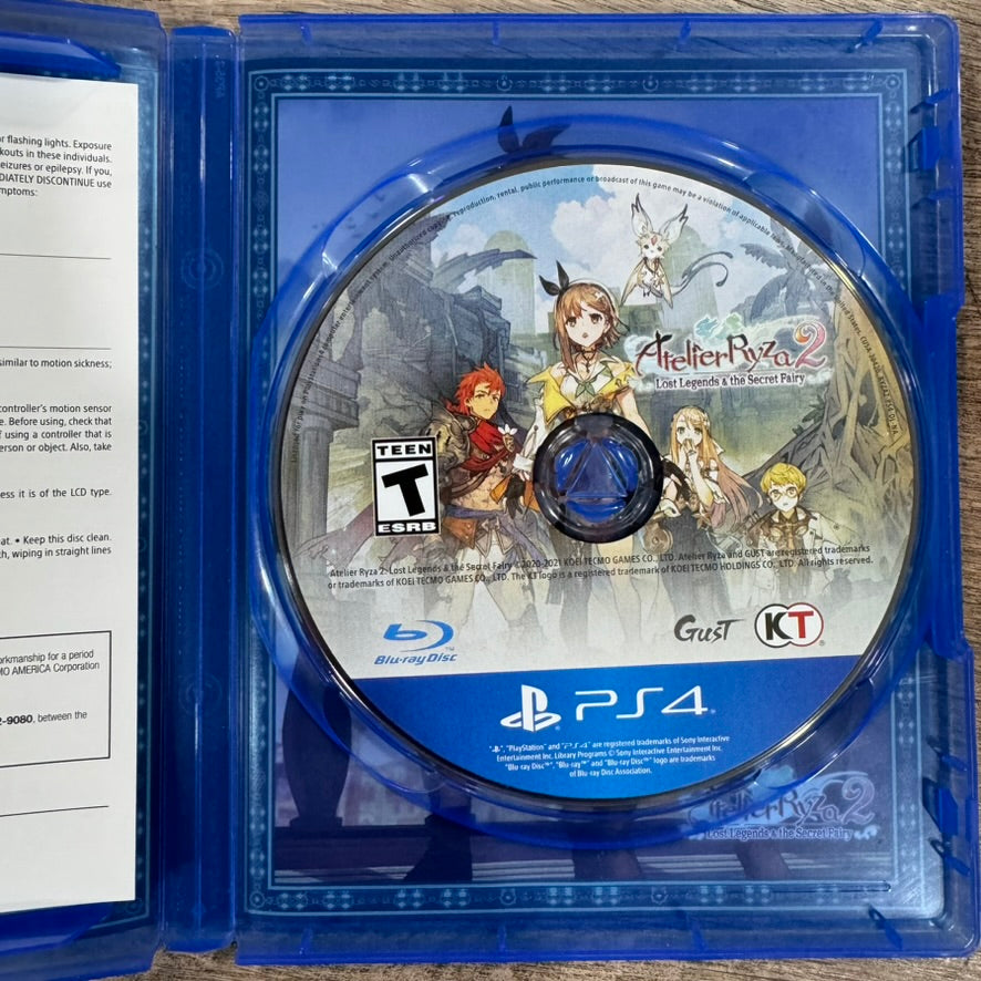 Atelier Ryza 2: Lost Legends & The Secret Fairy (PlayStation 4, PS4) CIB & CLEAN