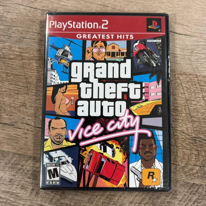 Grand Theft Auto PS2GTA Vice City Greatest Hits Sony Play Station 2 New Sealed