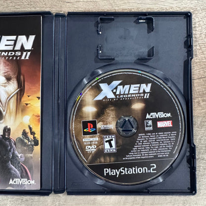 X-Men: Legends II Rise of Apocalypse (Sony PlayStation 2, PS2) CIB & NEAR MINT!