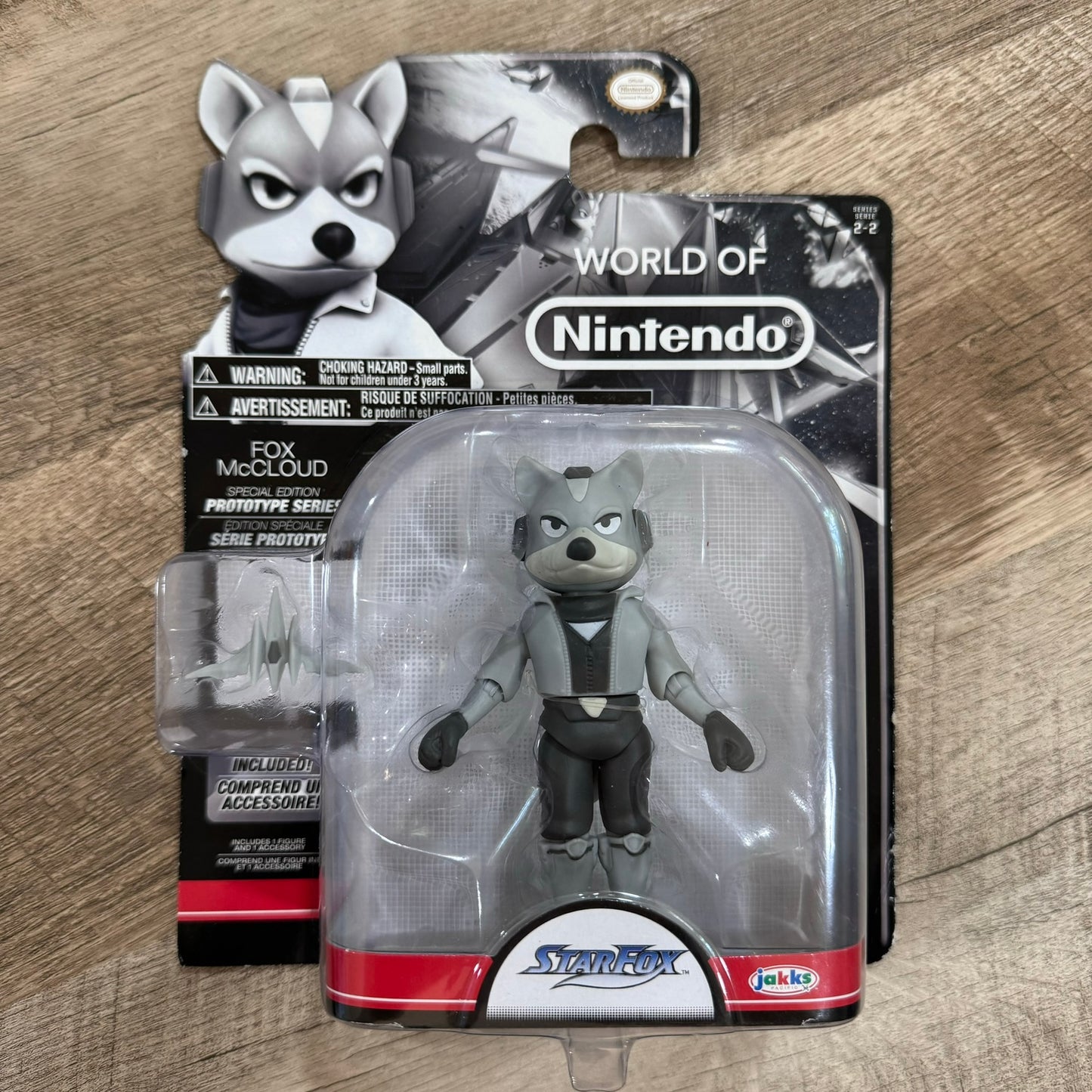 World of Nintendo Star Fox - Fox McCloud Prototype Series Special Edition Jakks!