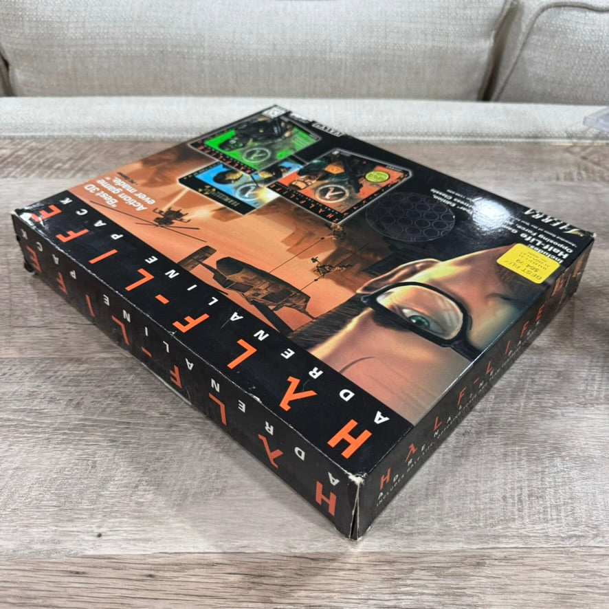 Half-Life: Adrenaline Pack (PC Game, 1999) Big Box Near CIB & Clean!