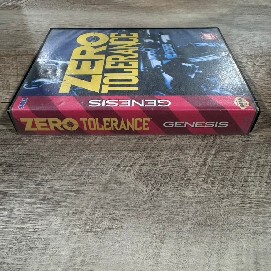 Zero Tolerance (Sega Genesis, 1994) CIB & Near Mint W/ Manual, Case & Cart!