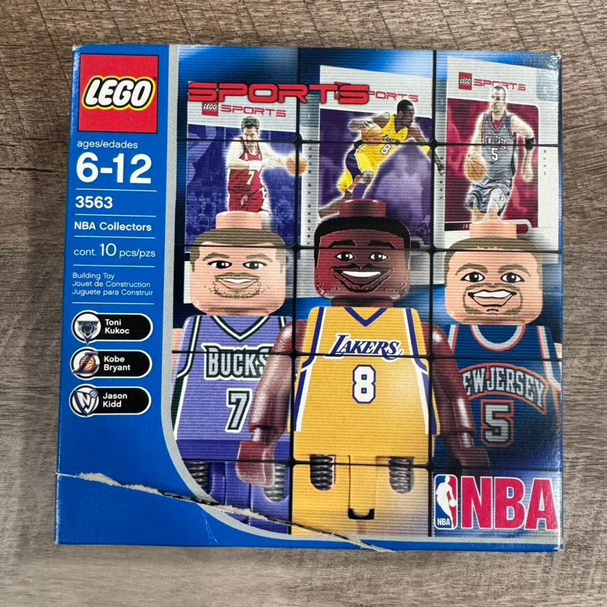 Lego Sports NBA Collectors: Kukok, KOBE BYANT & Jason Kidd! Brand New! BAD BOX!