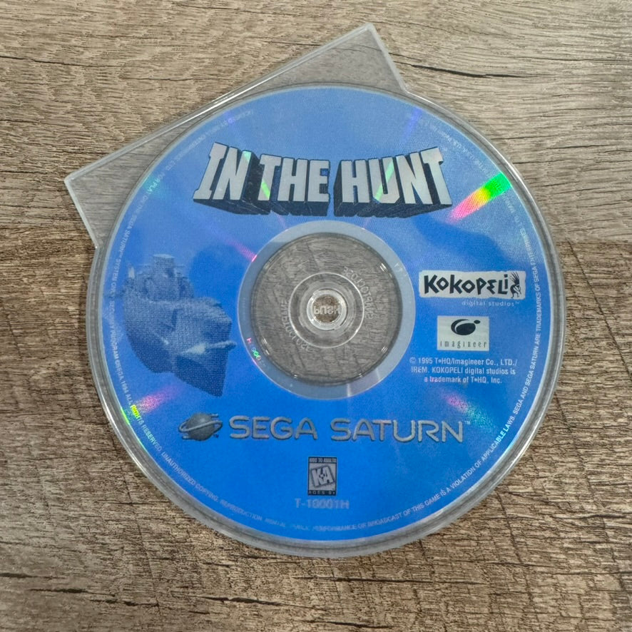 In The Hunt (Sega Saturn, 1993) CLEAN Disc Only!