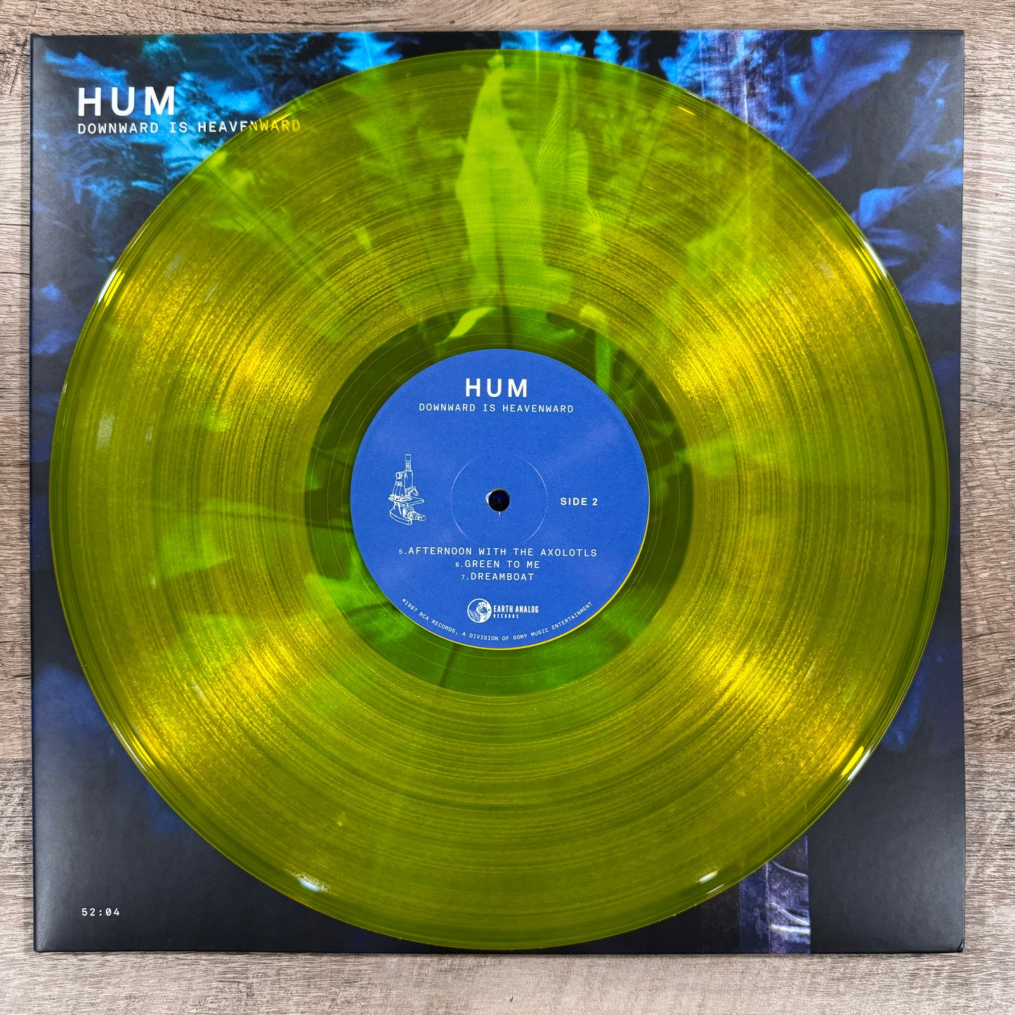 Hum - Downward Is Heavenward 🌿 Yellow 2LP Vinyl Brand New & Never Played!