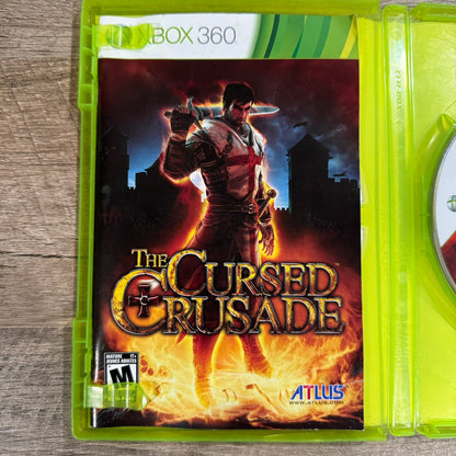 Cursed Crusade (Microsoft Xbox 360, 2011) 🔥CIB, Tested & CLEAN!🔥