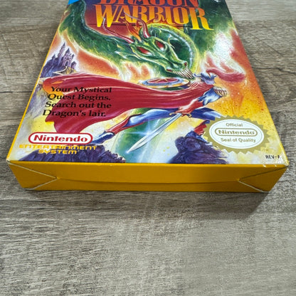 Dragon Warrior (Nintendo NES, 1989) Complete & MINTY! 🔥 W/ Box, Cart & Manuals!