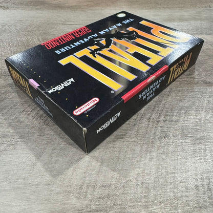 Pitfall: The Mayan Adventure (Super Nintendo, SNES 1991) Complete W/ Clean Box!